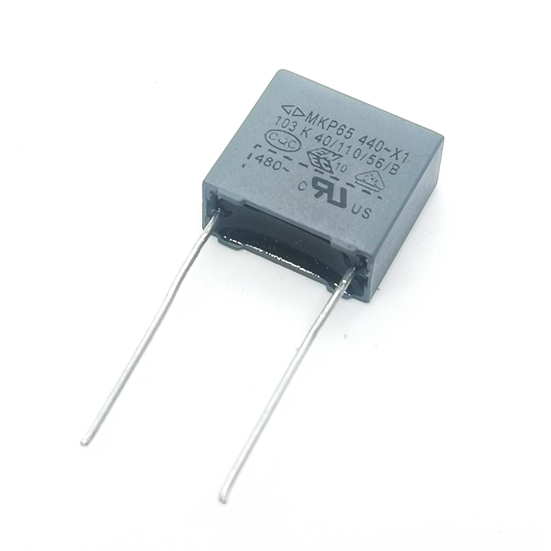 MKP65安规电容X1 103K 440VAC 脚距P10mm 0.01uF 10nF