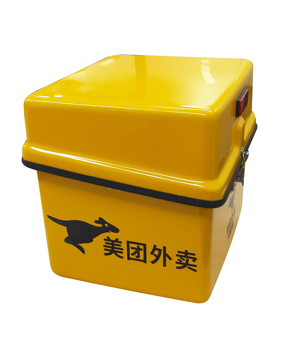 Factory direct US group take-out heat preservation box delivery box waterproof city delivery motorcycle trunk trunk