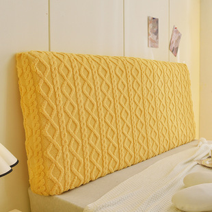 Bedside cover soft bag dustproof anti-gray soft warm Four Seasons universal anti-cat scratch machine washable