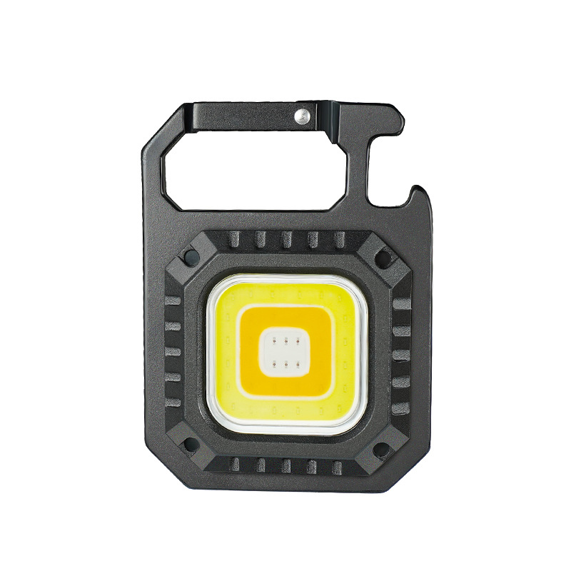 Lámpara portátil mini llavero lámpara de trabajo multifuncional con carga magnética linterna doméstica de alta luz al aire libre