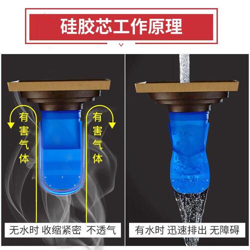 Silicone Deodorizing Floor Drain Core Wholesale Bathroom Drain Seal Ring Kitchen Drain Pipe Floor Drain Deodorizer