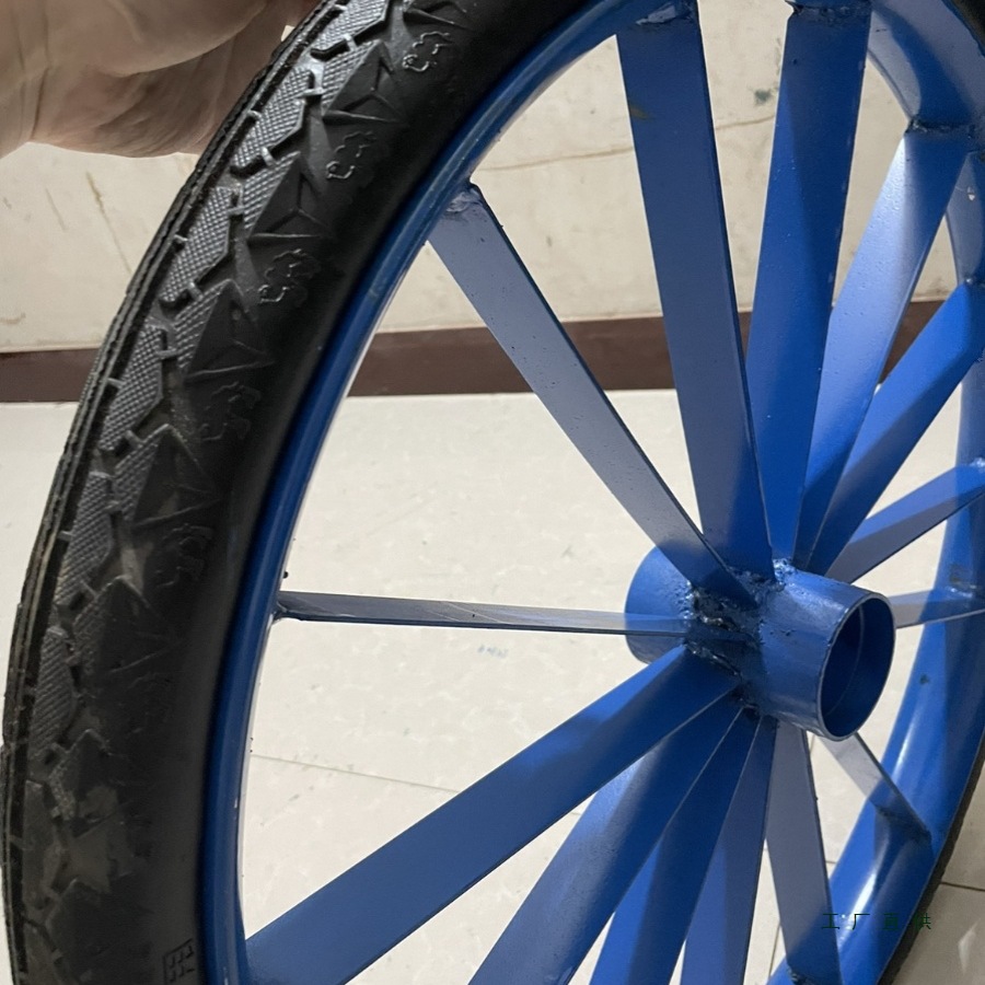 工地手推车轮胎26×21/2劳动车实心轮子板车斗车架子车人力车其他