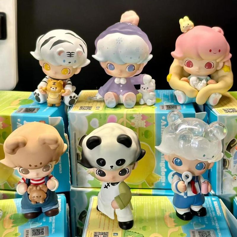 【厳選品質】バブルマート DIMOO ブラインドボックス 国家版 動物王国シリーズ フィギュア かわいいギフト|undefined