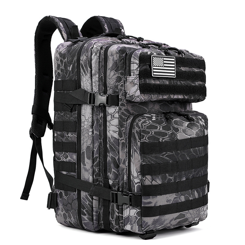Mochila táctica para exteriores, mochila deportiva de viaje, montañismo, senderismo, camuflaje, gran capacidad, ciclismo, fabricante, mayorista, Amazon