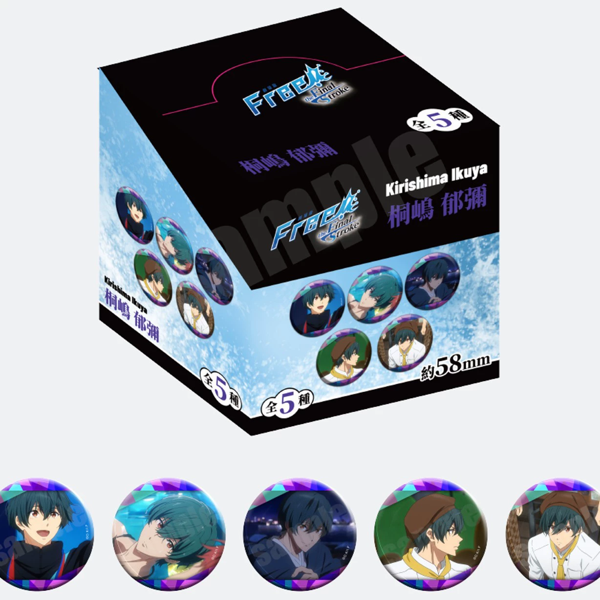 Оригинальная серия 'Free Flower Field' SP овальная фигурка в слепой коробке, Nanase Haruka, аниме, двухмерный мерчендайз, Taniko