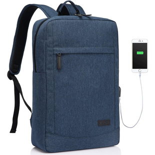 Manufacturer Customized Cross-Border New Computer Backpack with Printed Logo on Shoulders, Business Travel Computer Universal Bag