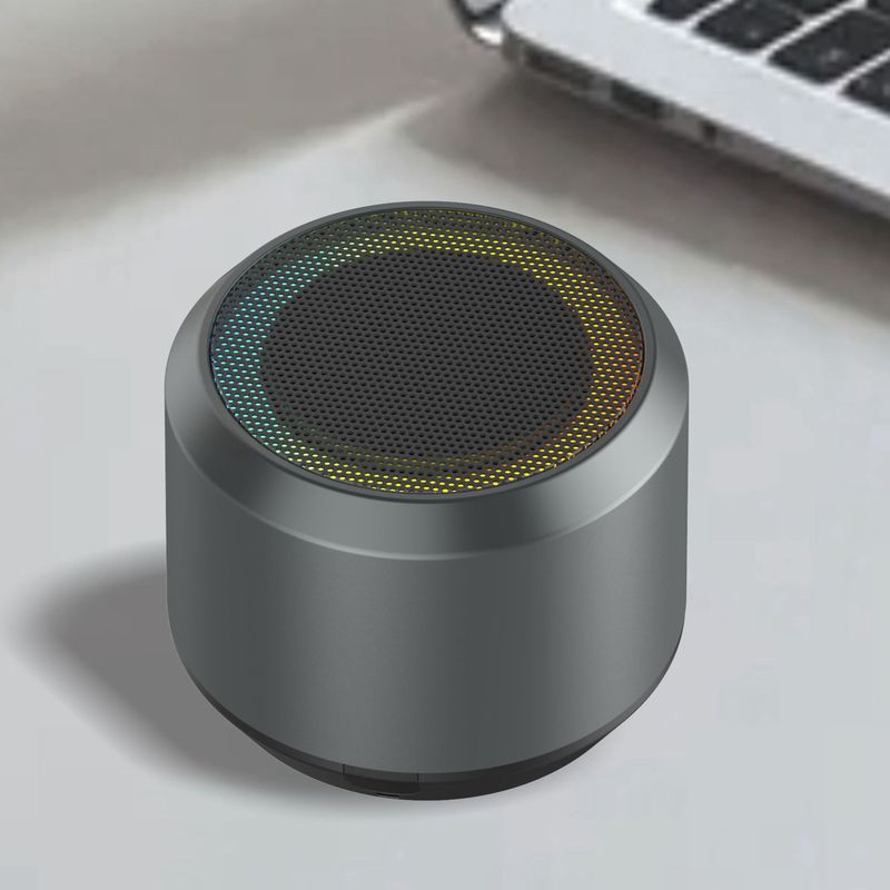 国境を越えた新製品ワイヤレス Bluetooth スピーカーポータブル rgb ライトサブウーファー小型オーディオ屋外グラデーションカラー卸売|undefined