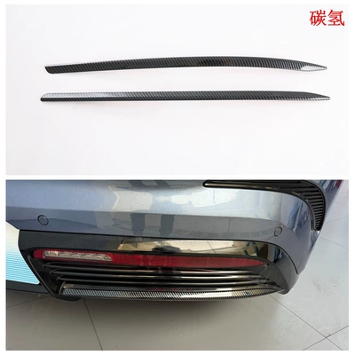 Şüşə kənarı xromları/moldingləri — Seal Dmi Exterior Modification Suitable - piano-black-rear-fog-lamp-trim-2m