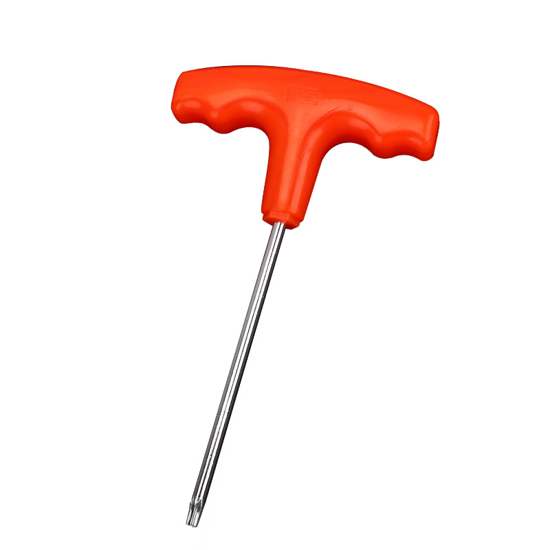 Llave hexagonal en forma de T directa de fábrica herramienta de llave industrial resistente al desgaste multifuncional con mango llave de cabeza de forma de metro