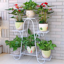 特价铁艺花架欧式花盆架简易花架花架子室内家用绿萝架子客厅落地
