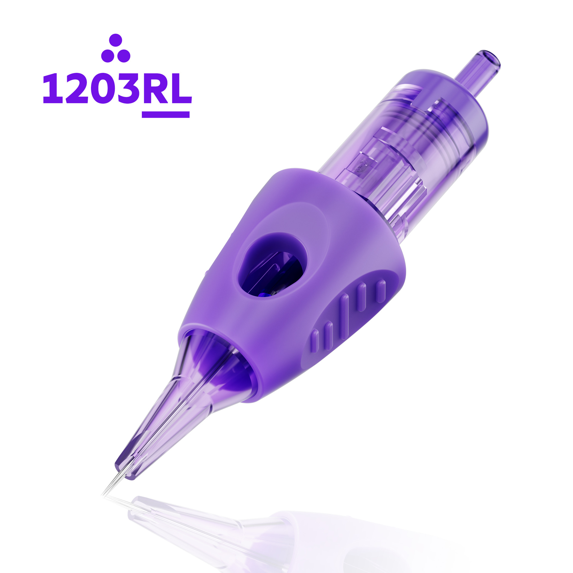Tuffking Purple Packaging Needle Cross - Border tattoo Needle tatuaje desechable aguja integrada, Corte de alambre, niebla, equipo de tatuaje