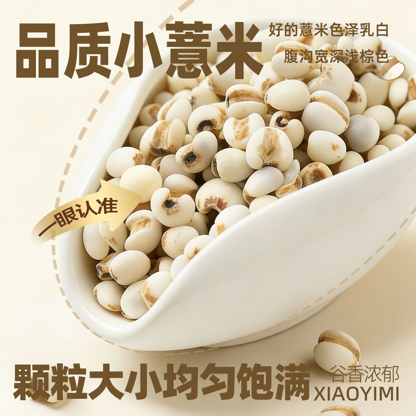 小薏米批发500克贵州红豆原料谷物五谷杂粮粗粮真空薏仁米新货