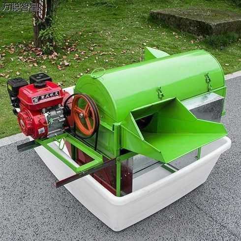 全自动打谷机稻谷水稻打麦谷子机脱粒机全喂入小型收割机农村用