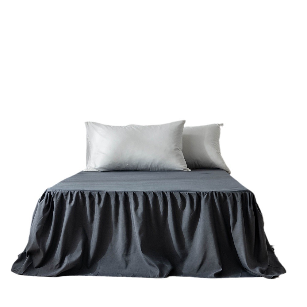 In Japan heiß verkaufte Bettwäsche, einfarbiger Bodenrock aus Kunstfaser, Bettdecke_voghion.com