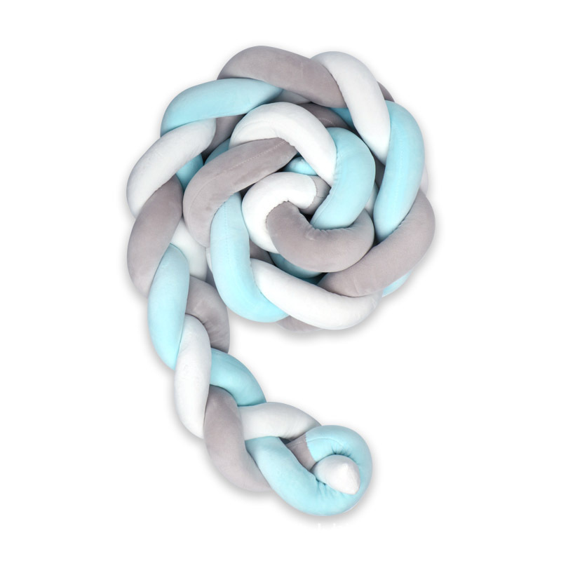 Enlace de liquidación 1,5 m transfronterizo INS decoración de la habitación de los niños bola anudada almohada larga cuna cunas con giros