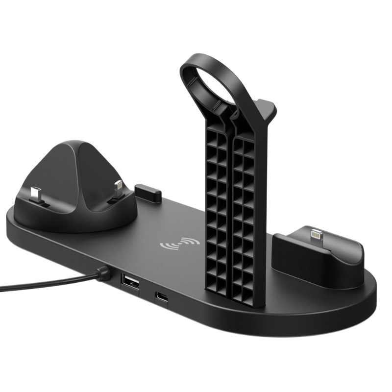Spot iWatch cargador inalámbrico seis en uno adecuado para auriculares de teléfono móvil Apple reloj cargador inalámbrico soporte para teléfono móvil