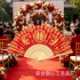 广告定制外贸女扇