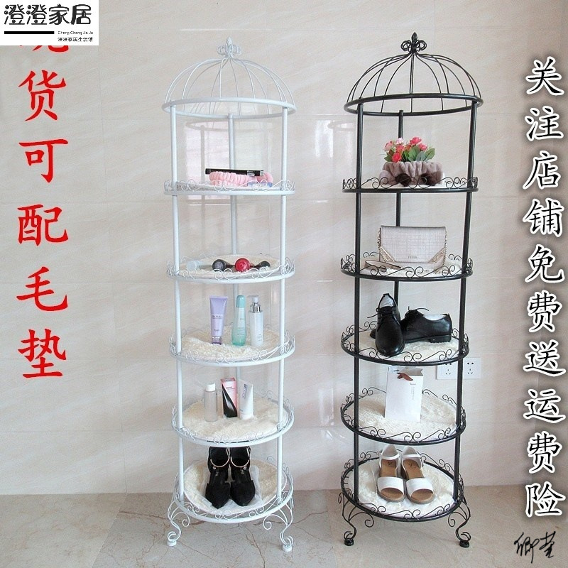 生日蛋糕模型橱窗展示架玩具直播家用落地式陈列柜货架圆形摆新款