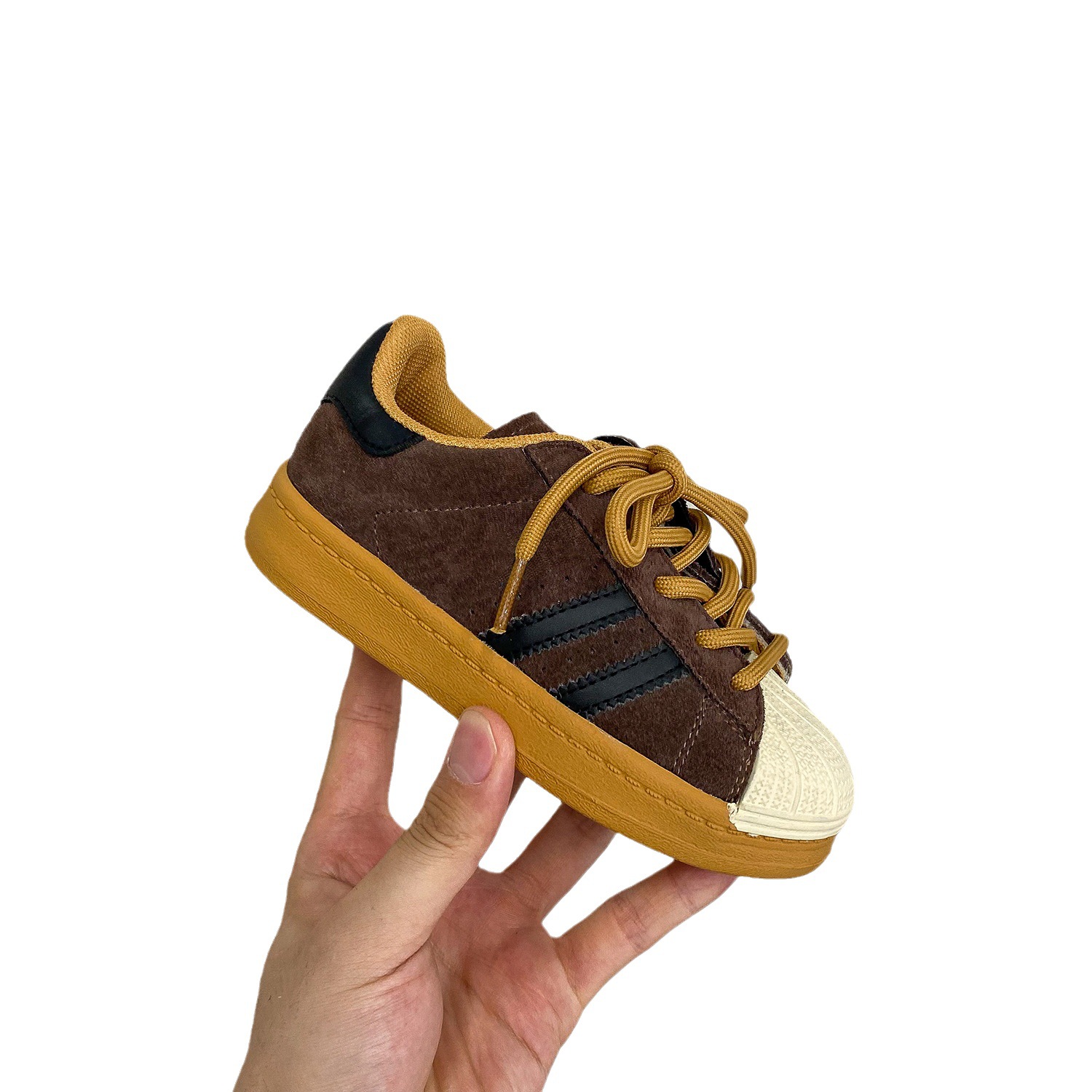 QQO – planche rayée en cuir véritable pour enfants, mode garçons et filles, semelle souple décontractée, automne 2023_voghion.com