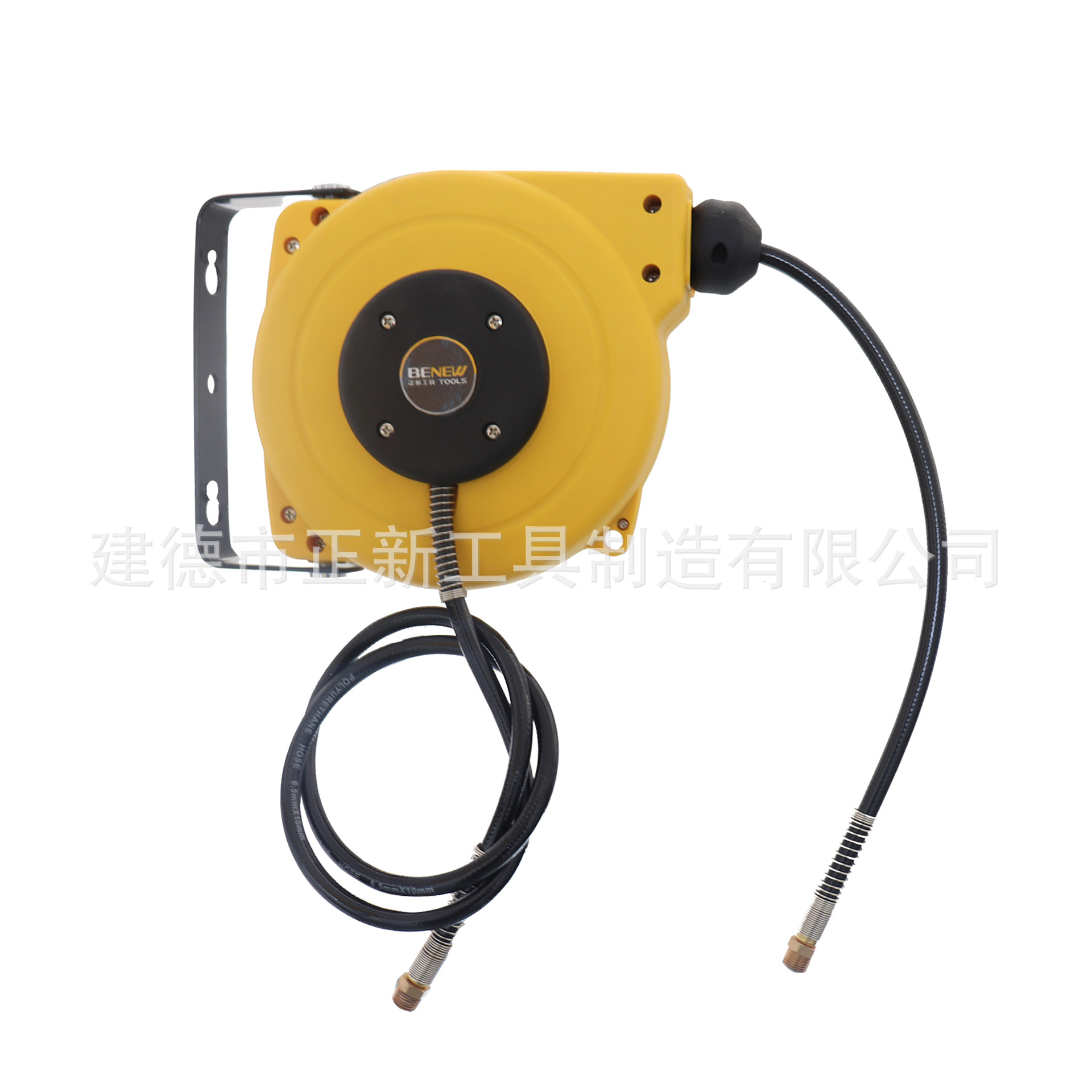 正新 ZQ70 塑料款自动回收气鼓收管卷管器 7米迷你气线盘 气鼓