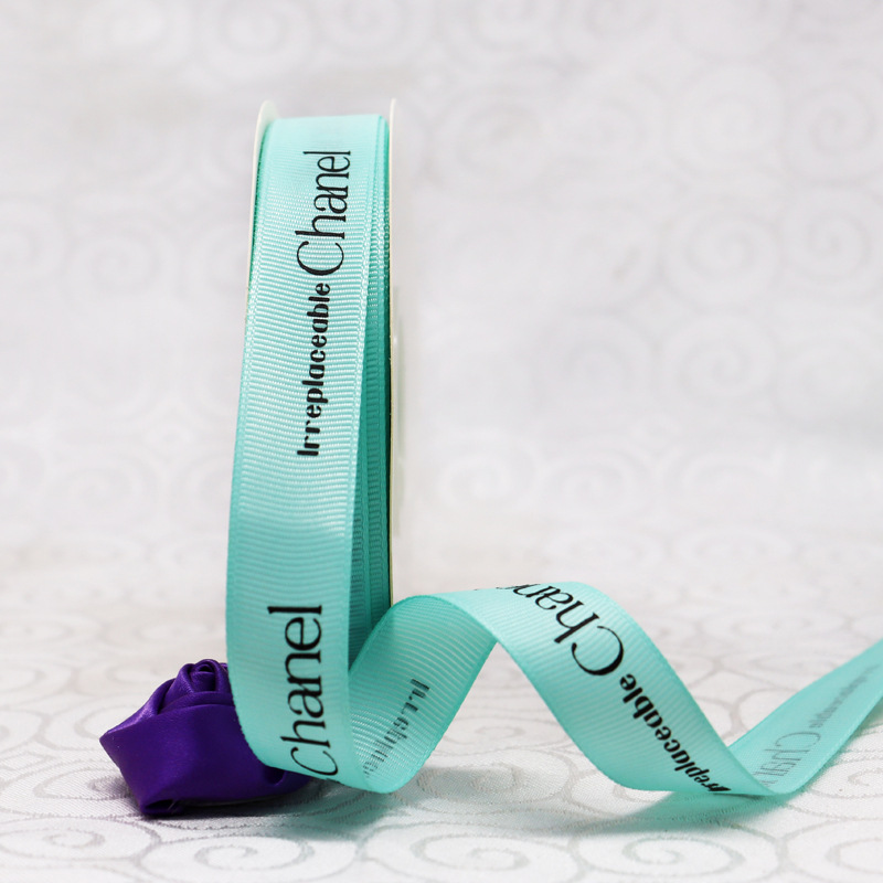 Xiaoxiangfeng Letras inglesas Cinta Embalaje de flores Pastel de cumpleaños Cinta Centro comercial Disposición de exposiciones Cinta acanalada Transfronteriza