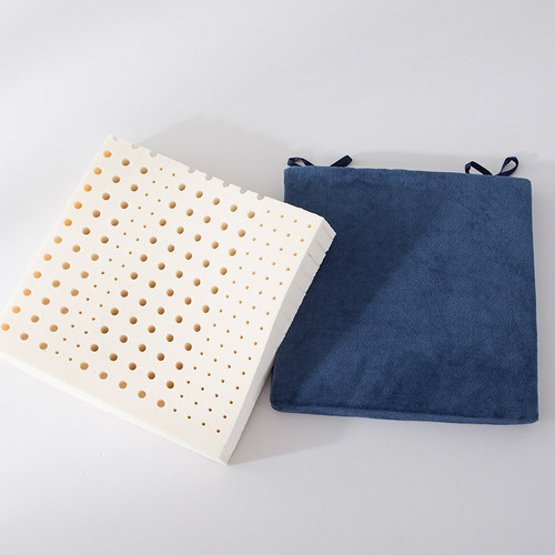Cross-border thickened Thai natural latex cushion single student chair cushion office buttocks car dining chair cushion