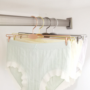 Underwear store metal underwear pants Rack rose golden pants clip ladies clothing store shopping mall bra clothes hanging wholesale