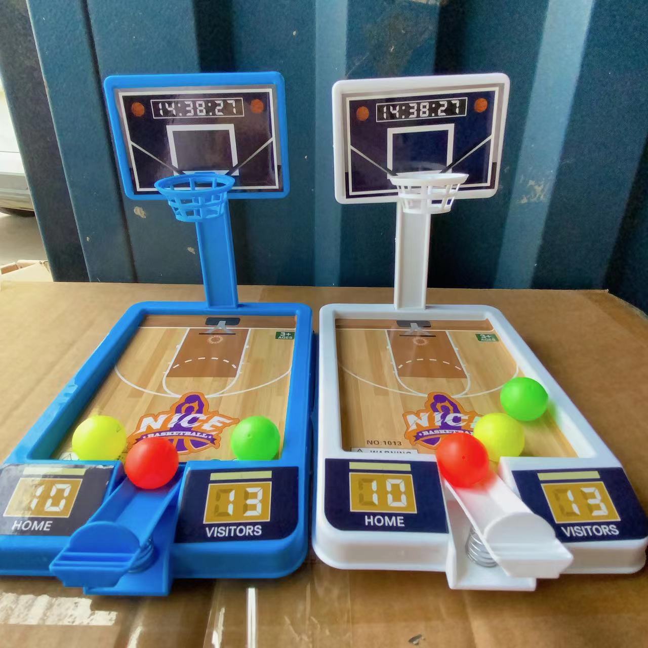 Máquina de tiro de baloncesto de escritorio máquina de Juego Mini soporte de baloncesto máquina de tiro de baloncesto interacción entre padres e hijos niños juguete educativo de interior lote