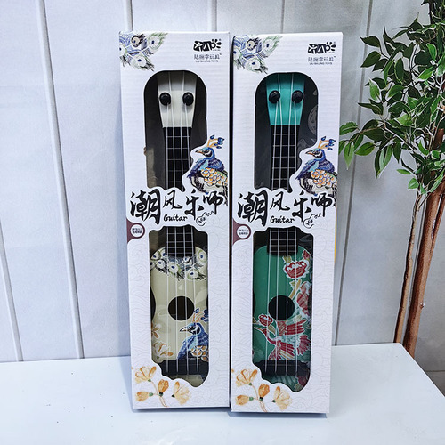 W025018W antique ukulele guitar musical instrument toy early education beginners entry kindergarten enrollment supply