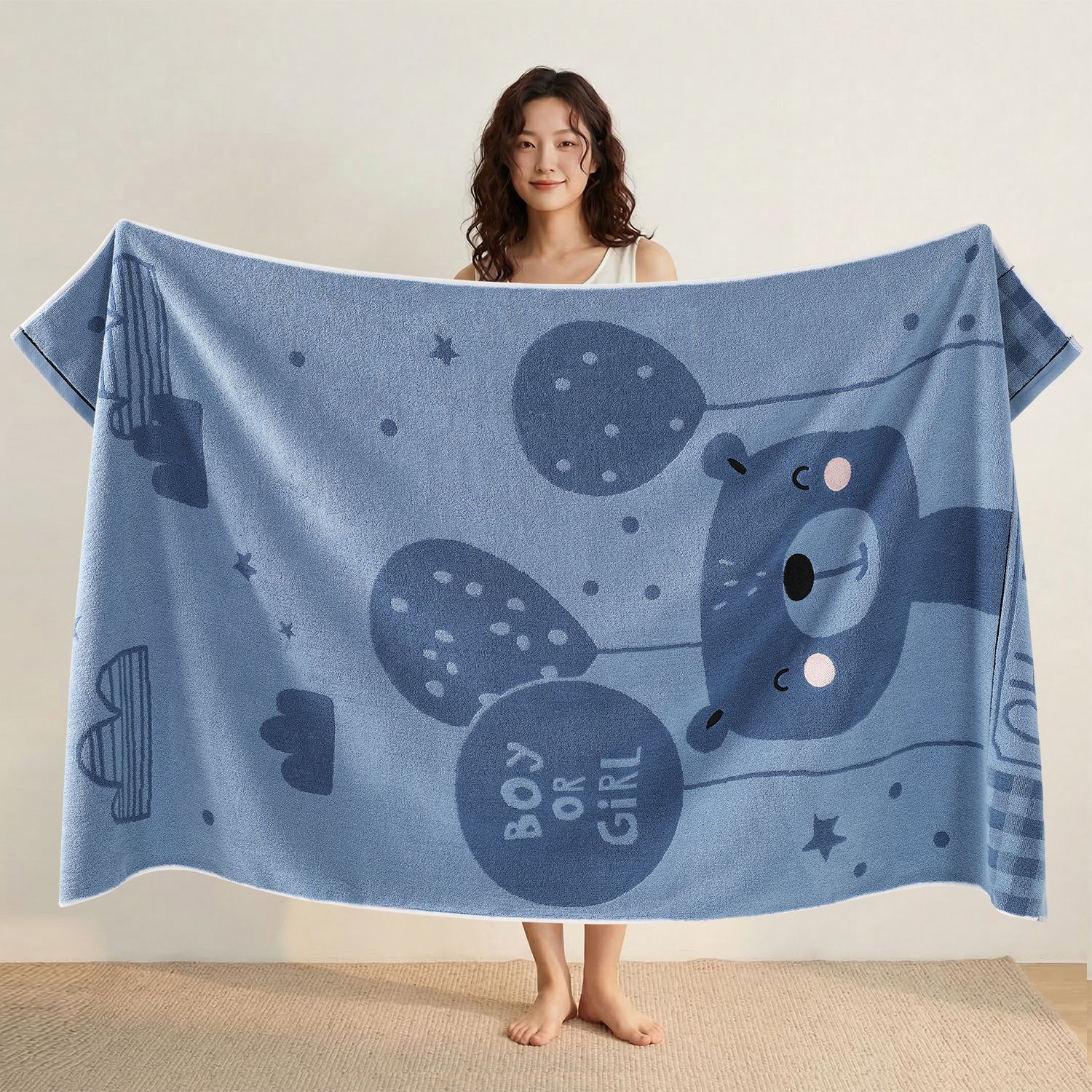 0596-biru / 70*140