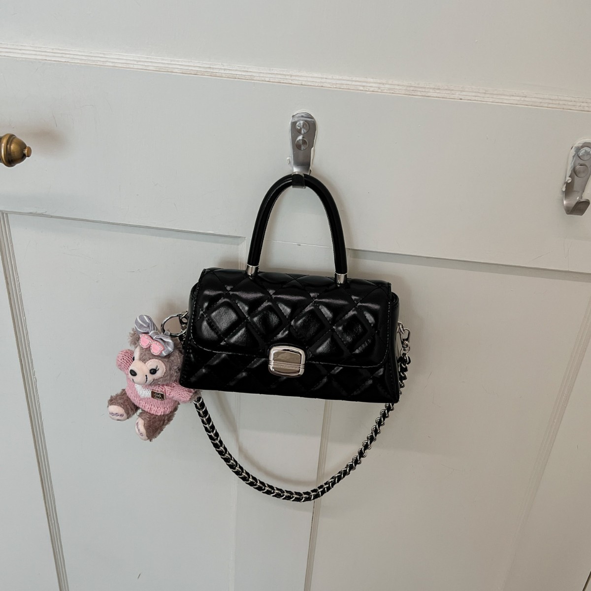 Transfronterizos lujosos bolsos diarios de moda extranjera versátil bolsos de brazo de viaje pequeños bolsos de hombro de diamante frescos