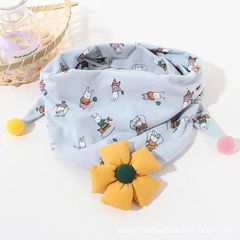 Children's Triangle Scarf Cotton Baby Scarf Autumn/Winter Cute Infants Baby Warm Windproof Winter Boys and Girls