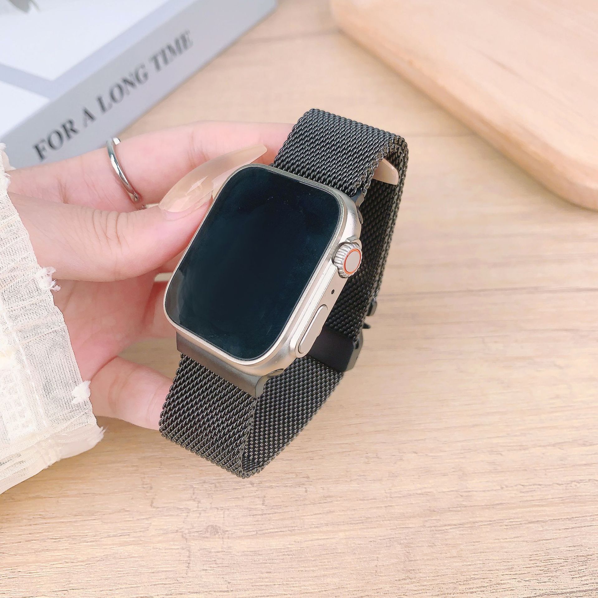 Aplicable Apple Watch 10 Apple Watch 10 Milán iWatch 10 metal acero inoxidable nuevo