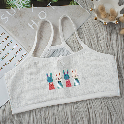 Children's underwear, little girl's backless tank top, sportswear for girls, middle and high school students, beautiful backless bralette