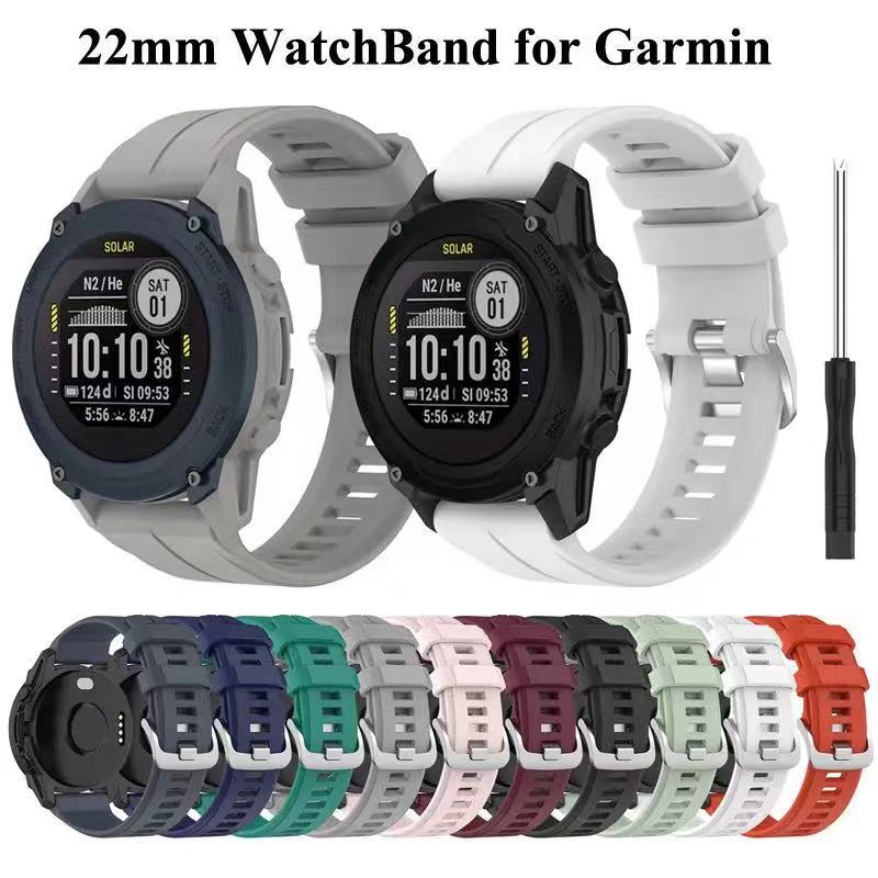 For Jiaming Forerunner 255 Silicone Strap Fenix6 6Pro 5 945 S60/S62 Wristband