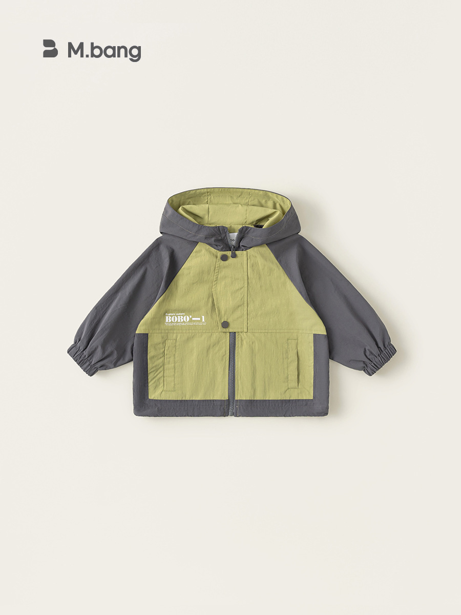 Yoobao ropa infantil chaqueta encapuchada para niños 2025 primavera nuevo cardigán de color para niños ropa de primavera chaqueta de niños