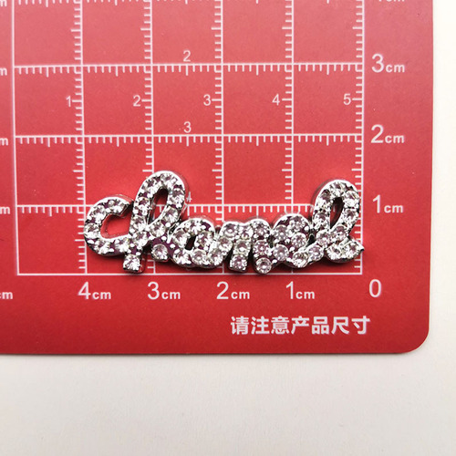 Colorful letter necklace bow bear star DIY small orchid plastic accessories headband hair clip phone case decoration sticker