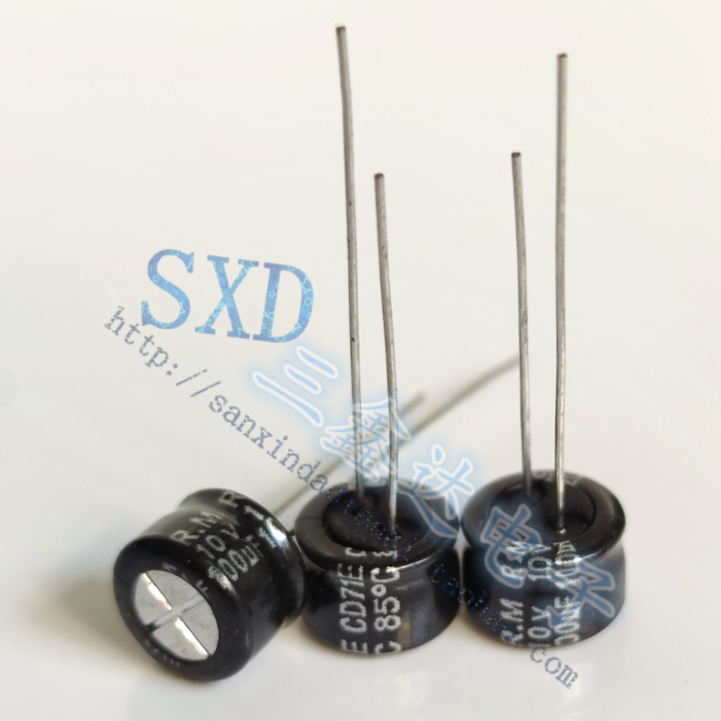 10V100UF 100UF10V 全新原装RM无极性音频电容5*7