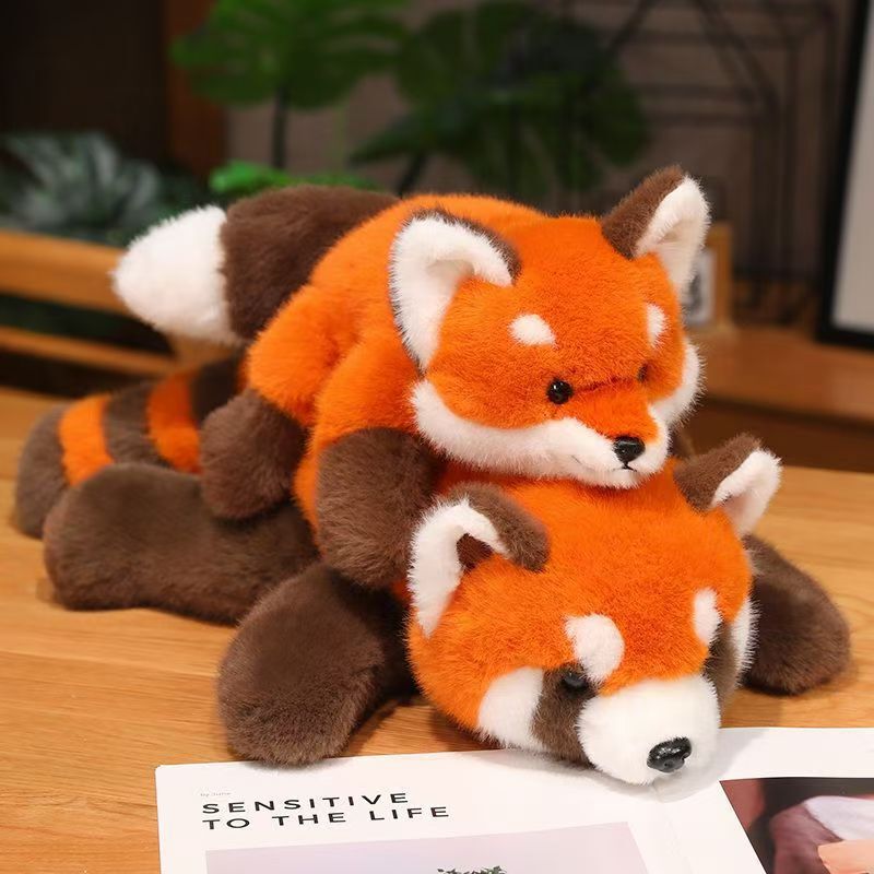 Fox Doll Little Panda Plush Toy Raccoon Doll Children Doll Girl Gift Birthday Gift Cute