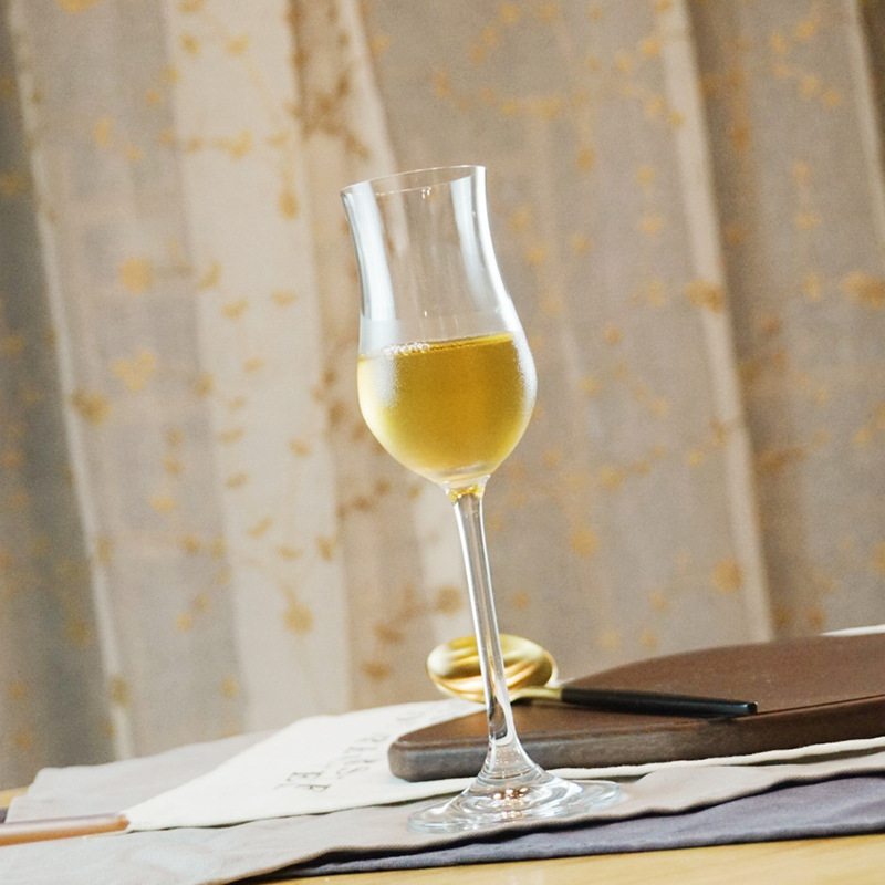 Piés altos whisky olor taza de sabor taza de vino dulce taza de tulipán taza de cóctel de cristal taza de Sherry