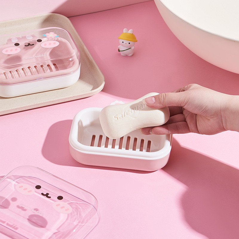 Soap Box Travel Soap Box 2025 New Portable Draining Cute Household Student Dormitory Large Size Laundry Soap Box
