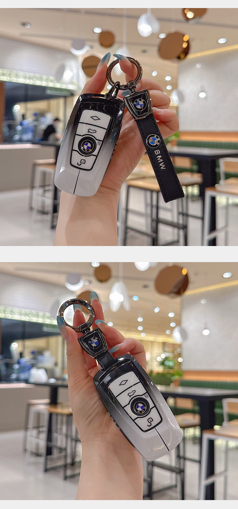 Suitable for Old Bmw 5 Series Key Cover 3 Series X1X3X5X6X7Z4M3 Male 528/320/740 Car Bag Buckle Shell