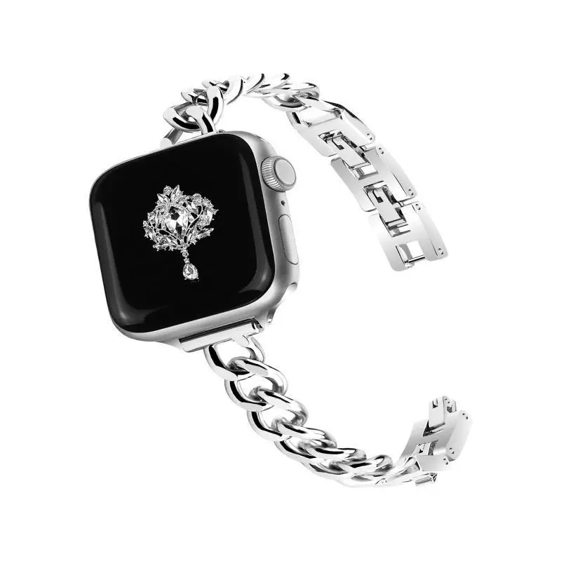 Apple, ремешок для часов, браслет из нержавеющей стали