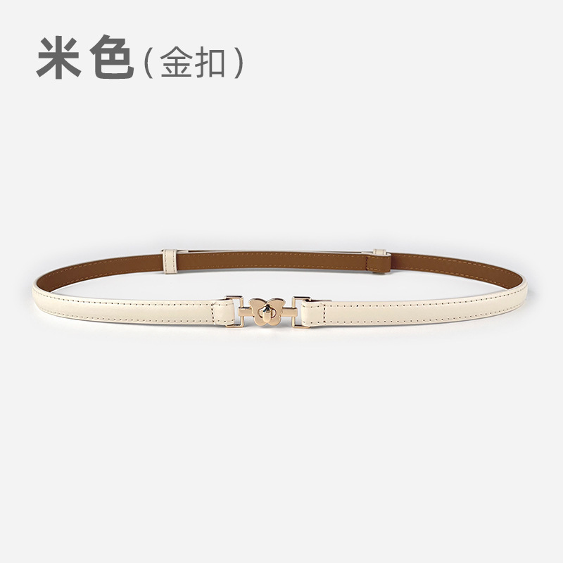 2024 無孔多用途ウエスト痩身ハイエンドレディース薄型ベルトセータースーツドレス女性のベルト|undefined