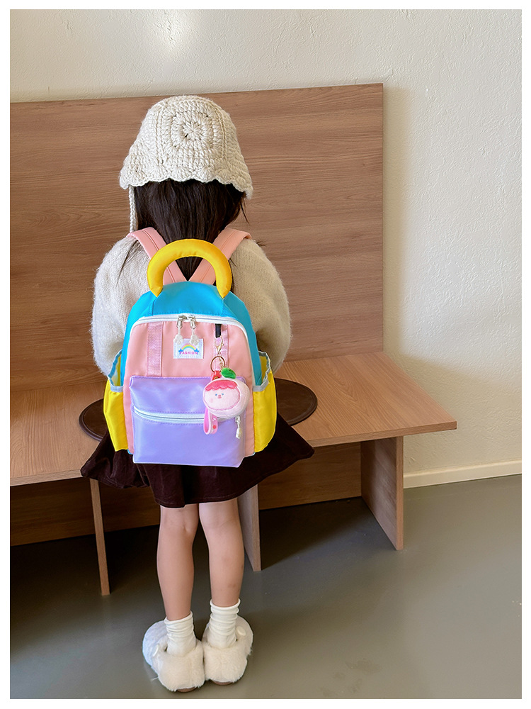 New Kindergarten Backpack Children's Primary School Grade One Boys And Girls Ultra-Light Backpack Spine Protection Travel Backpack display picture 31