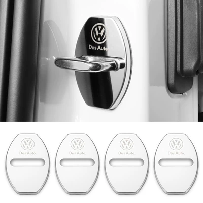 Car door lock buckle cover Digər kuzov və aksesuarlar - volkswagen-bright-silver-4-pack