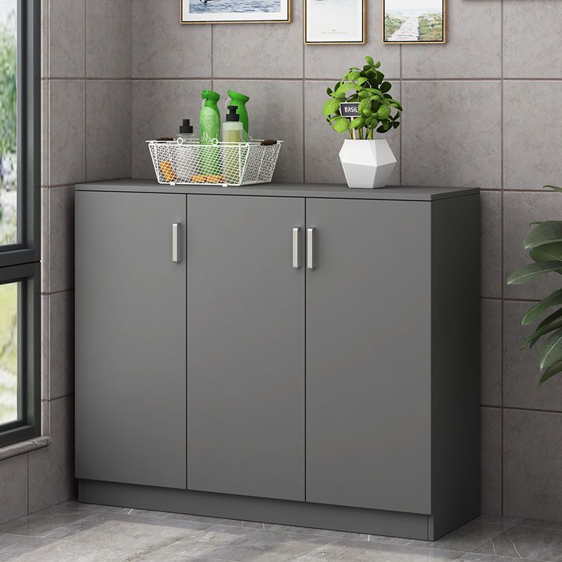 Shoe Cabinet Balcony Sun Protection Easy Assembly Panel Storage Cabinet with Lock Side Cabinet Floor Cabinet Dining Side Cross-Border E-Commerce