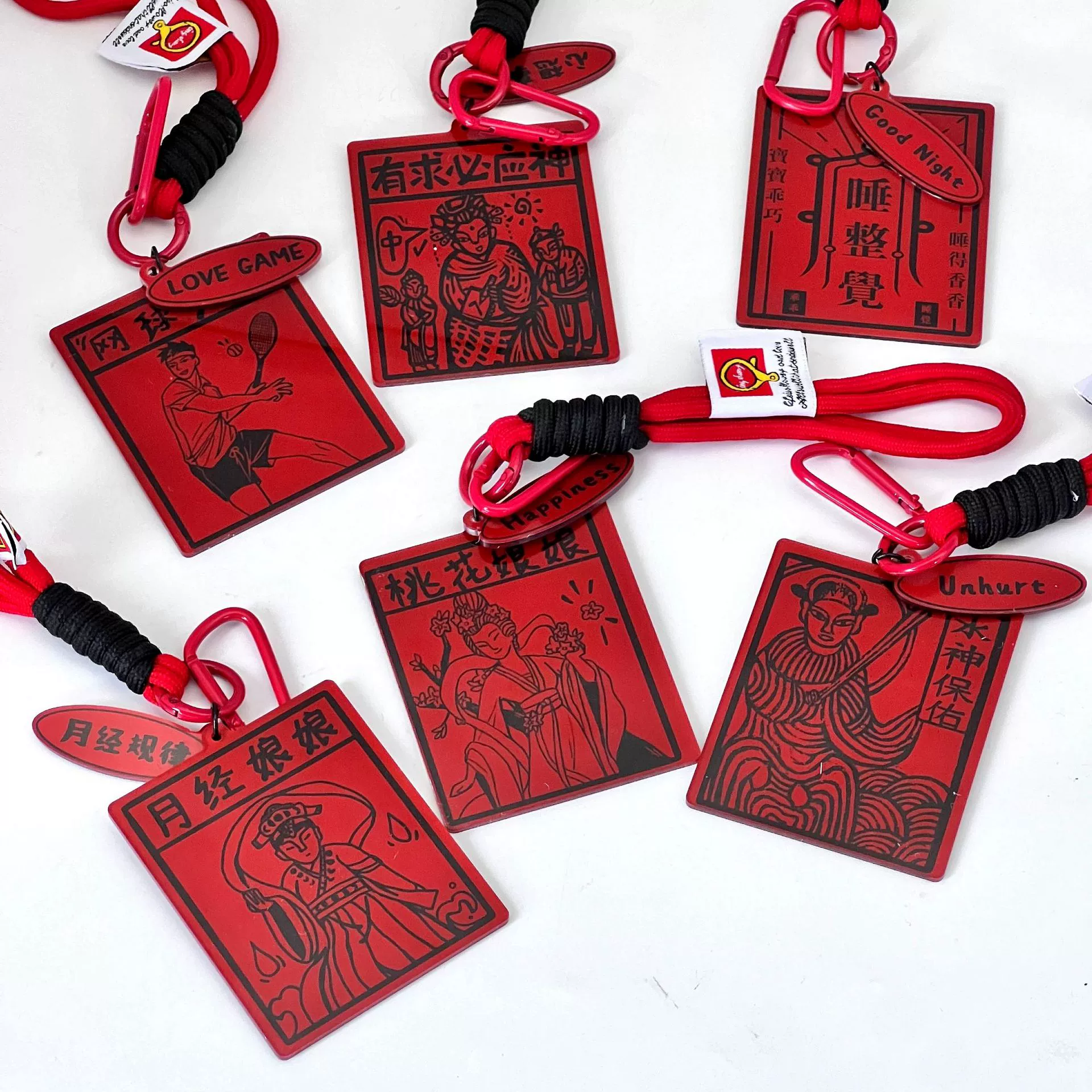 Акриловый брелок для ключей с лошадью, сумка, изысканный кулон, аксессуары для ключей, небольшой подарок, школьная сумка, небольшой подарок