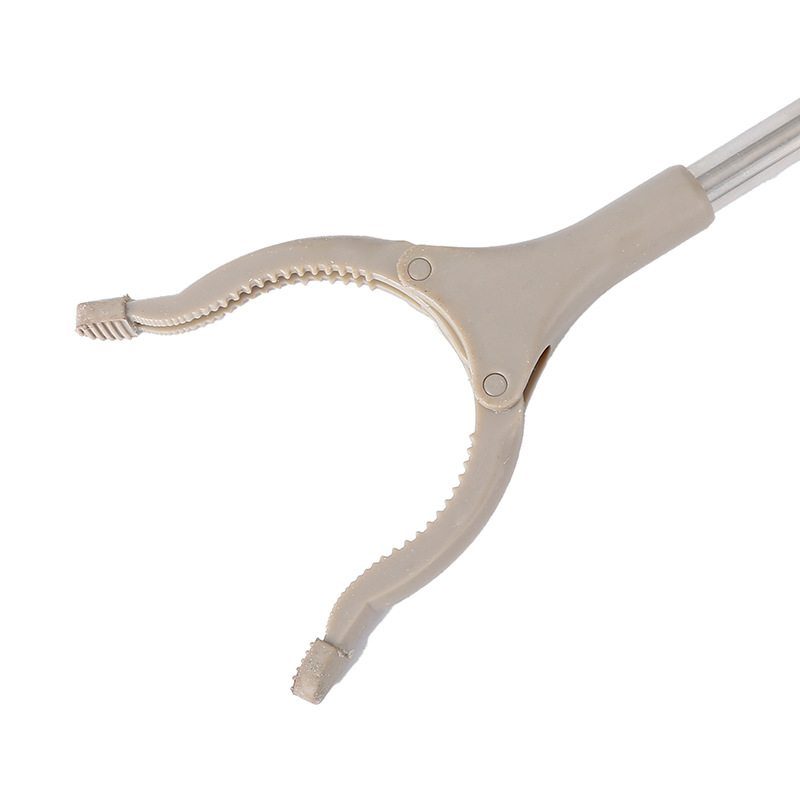 Suministro directo de fábrica clip de basura al aire libre Acero inoxidable saneamiento pick-up clip de recogida portátil suministros de limpieza pinza de basura