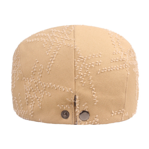 Hole Duck Bill Hat for Women, Vintage Bell Cap, Retro Forward Hat, Youth Hat for Men, Foreign Trade Bell Cap